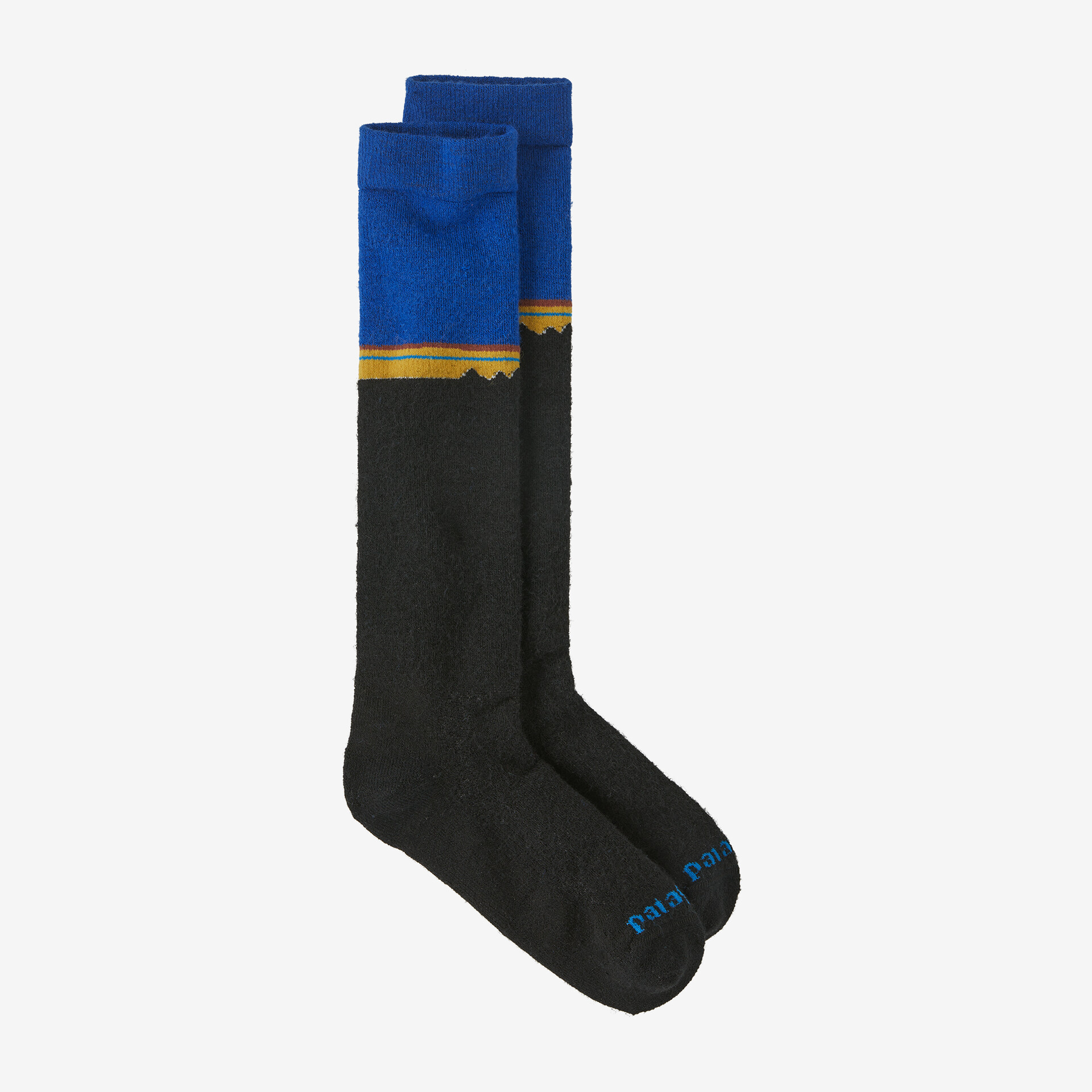 Носки из плотной шерсти Patagonia, цвет Classic Fitz Roy: Viking Blue носки мужские из мериносовой шерсти супертолстые теплые зимние плюшевые сапоги тяжелые мягкие удобные для холодной погоды