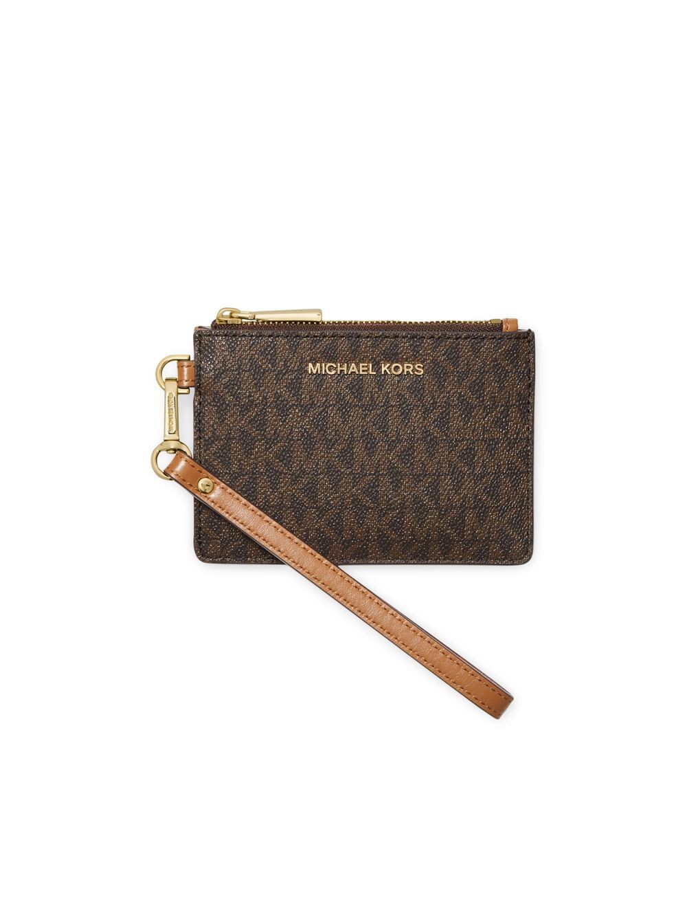 

Сумка на молнии для удостоверения личности Jet Set с монограммой MICHAEL Michael Kors, коричневый