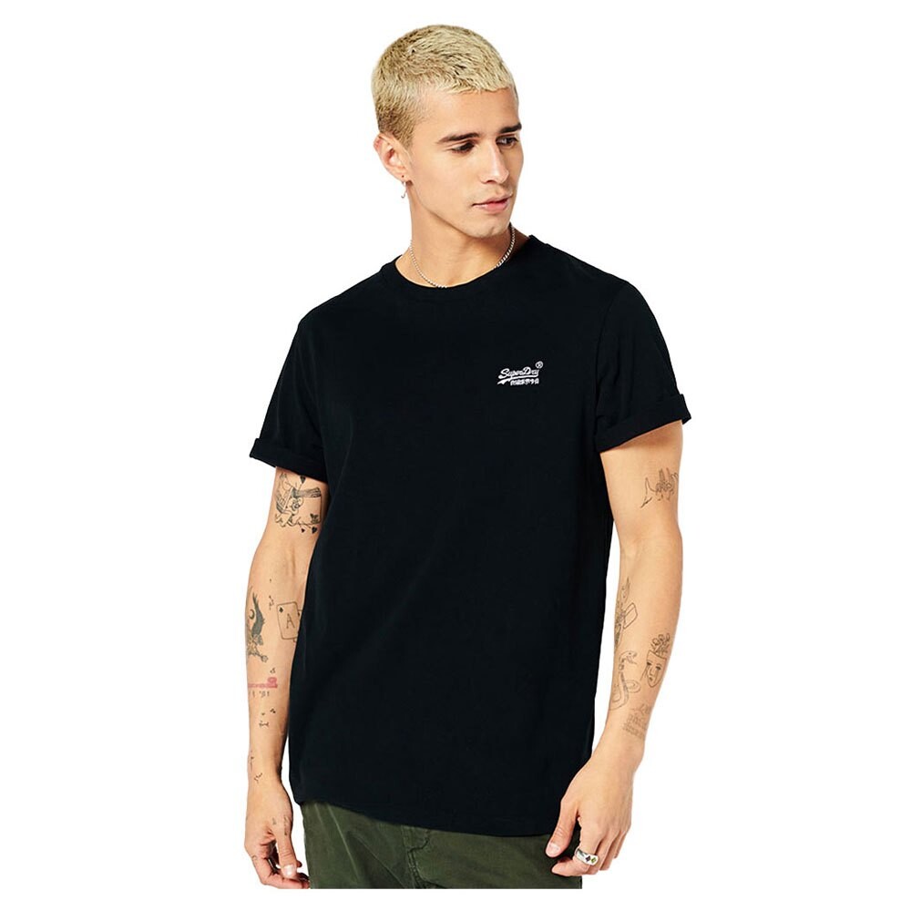 

Футболка с коротким рукавом Superdry Vintage Logo Embroidered, черный
