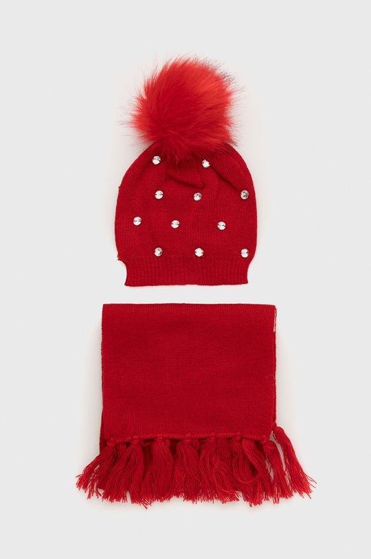 Детская шапка и шарф Birba&Trybeyond, красный