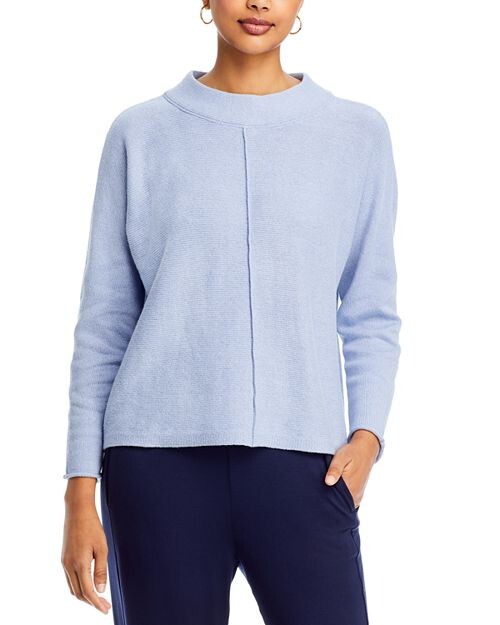 

Пуловер с рукавами «летучая мышь» и воротником-стойкой Eileen Fisher, цвет Blue