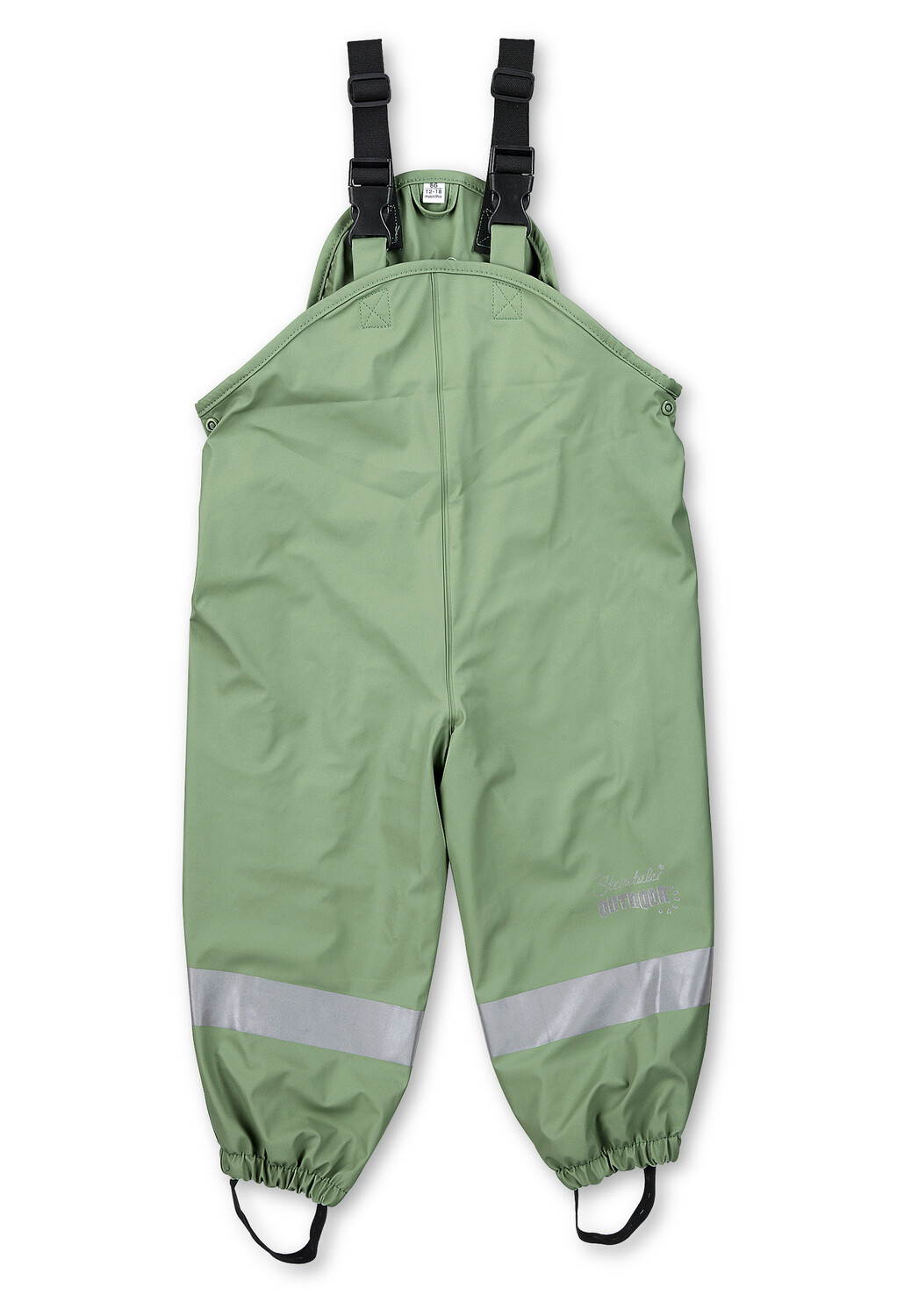 

Водонепроницаемые брюки Sterntaler Regenträgerhose gefüttert, цвет sattes grün