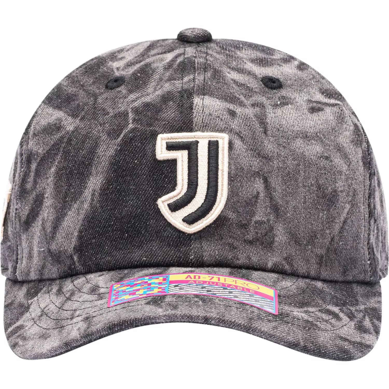 Мужская черная регулируемая кепка Juventus Club Ranch