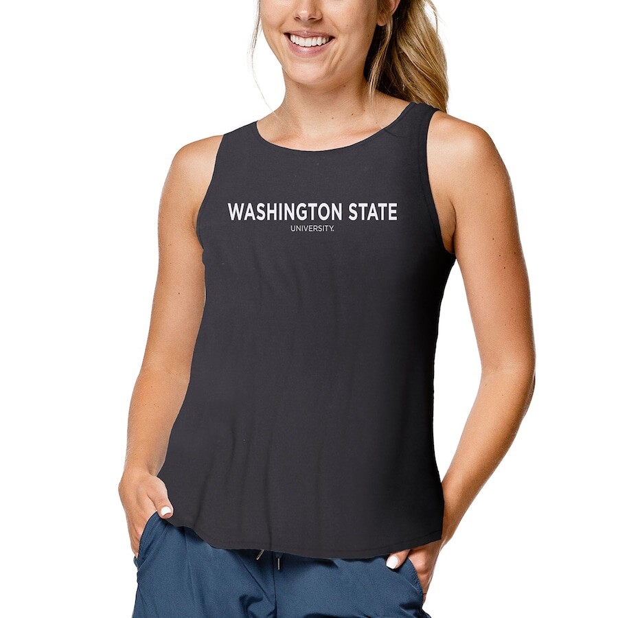 

Топ League Collegiate Wear Washington State Cougars, черный