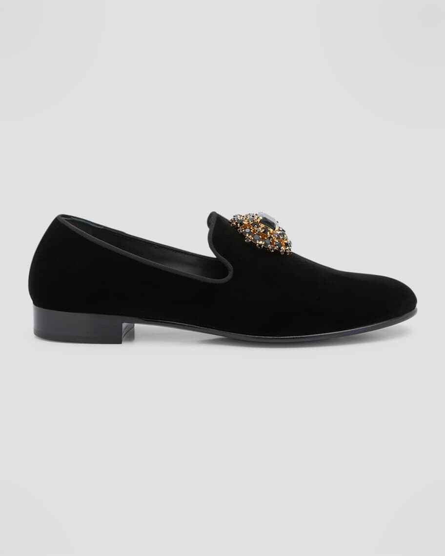 

Мужские мокасины Kevin 15 из хрустального вискозы Giuseppe Zanotti