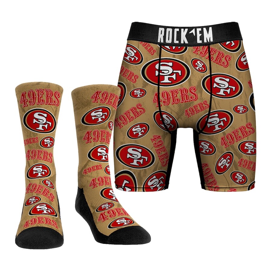 

Носки Rock Em Socks San Francisco 49Ers