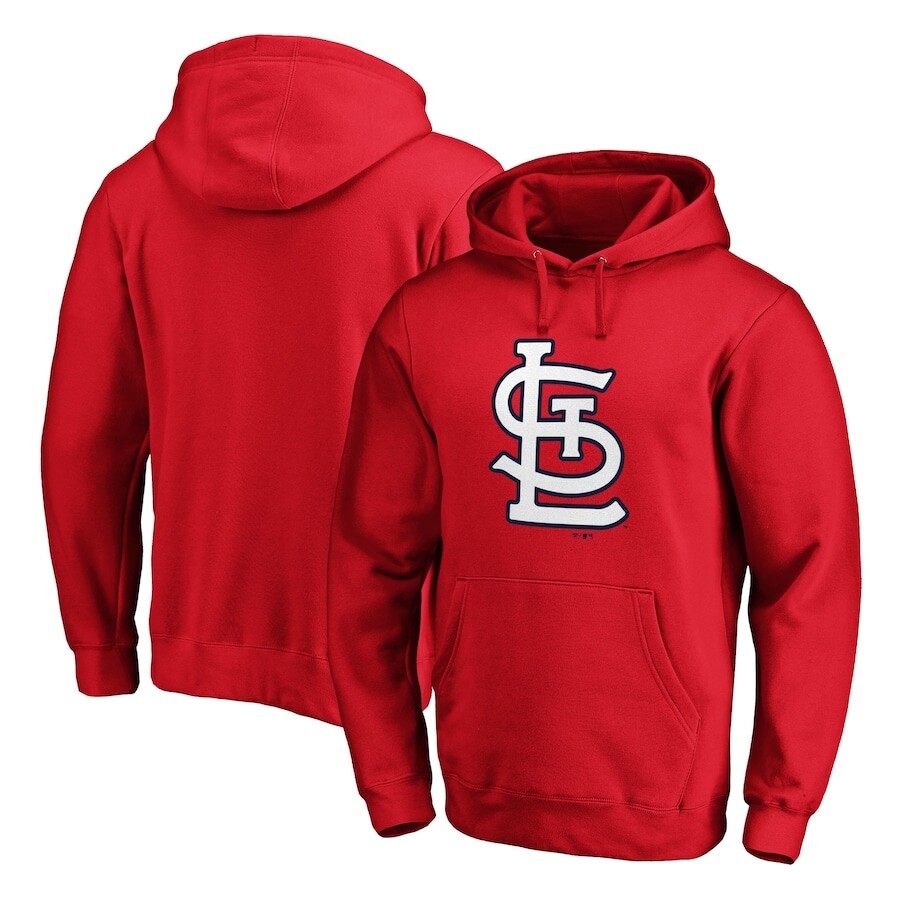 

Пуловер с капюшоном Fanatics Branded St Louis Cardinals, красный