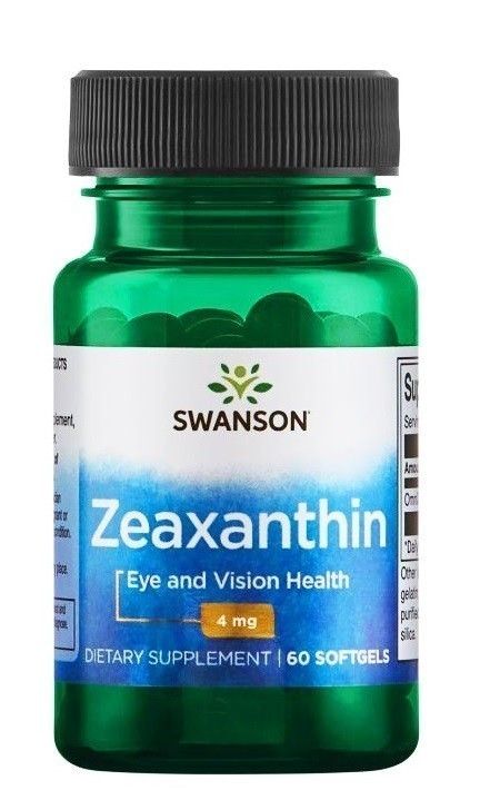 Препарат, укрепляющий зрение Swanson Zeaksantyna, 60 шт препарат укрепляющий иммунитет swanson immune essentials 60 шт