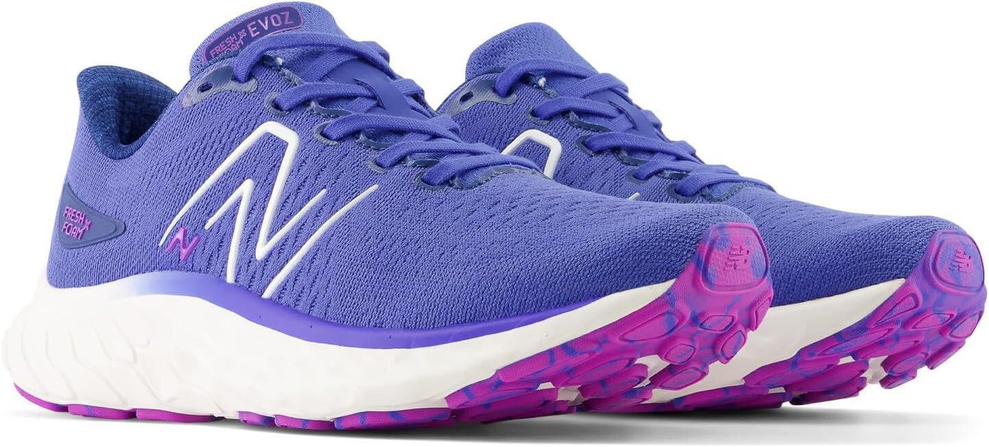 

Кроссовки Fresh Foam X EVOZ v3 New Balance, цвет Marine Blue/Night Sky