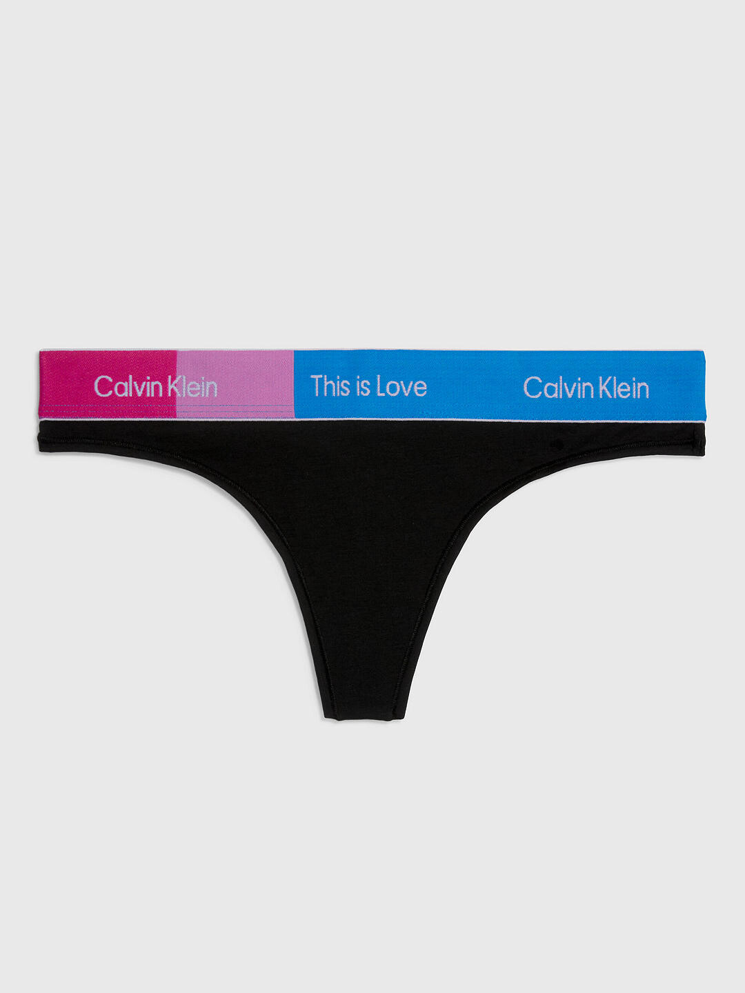 

Хлопковые стринги Calvin Klein Pride This Is Love Modern, черные