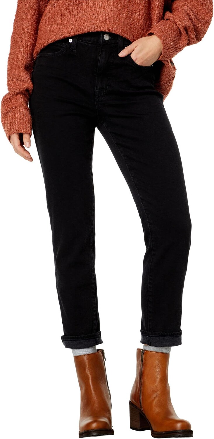 

Джинсы Cozy Brushed Mid-Rise Stovepipe Jeans in Lunar Wash Madewell, цвет Lunar Wash