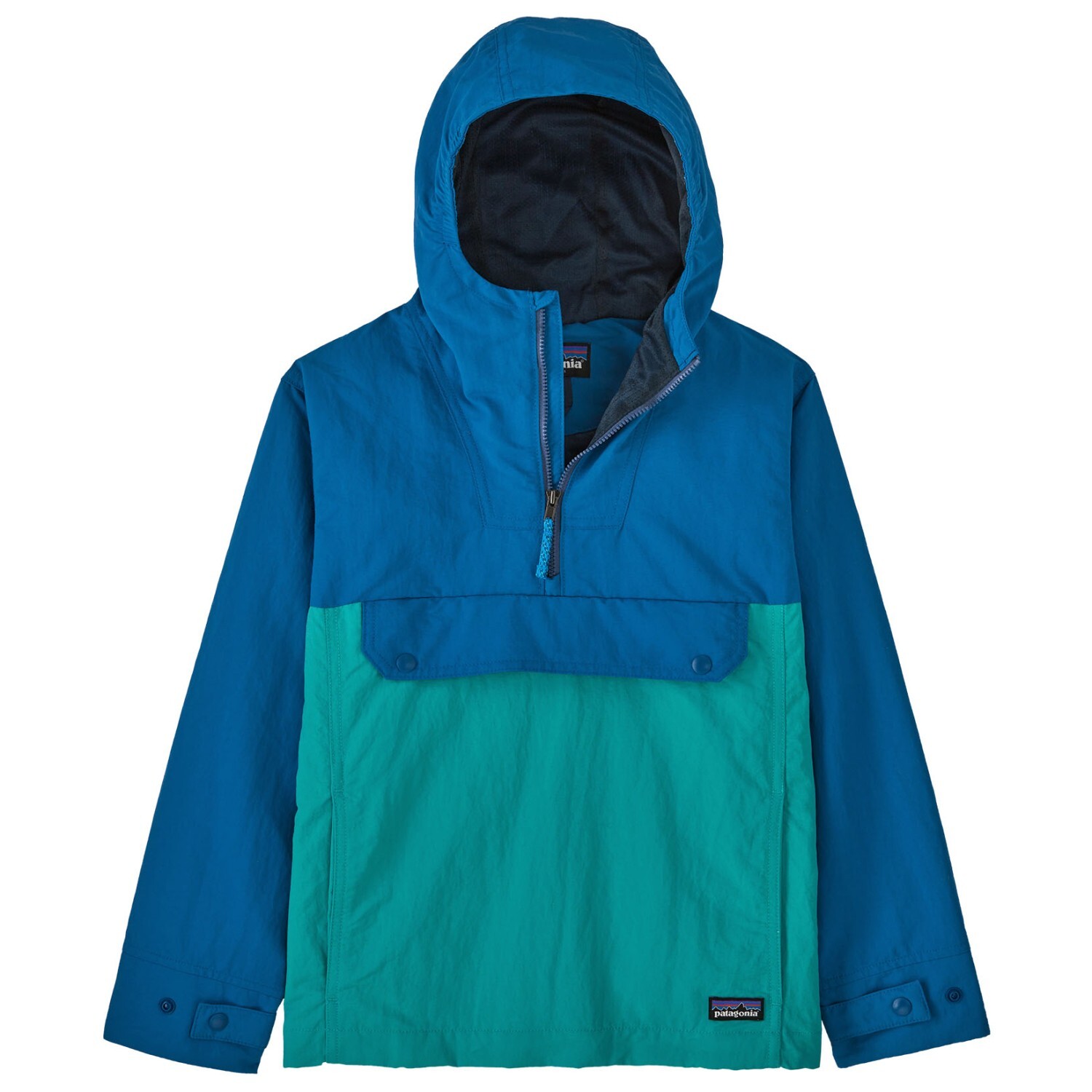 Повседневная куртка Patagonia Boy's Isthmus Anorak, цвет Subtidal Blue дождевик k s isthmus anorak unisex patagonia цвет subtidal blue