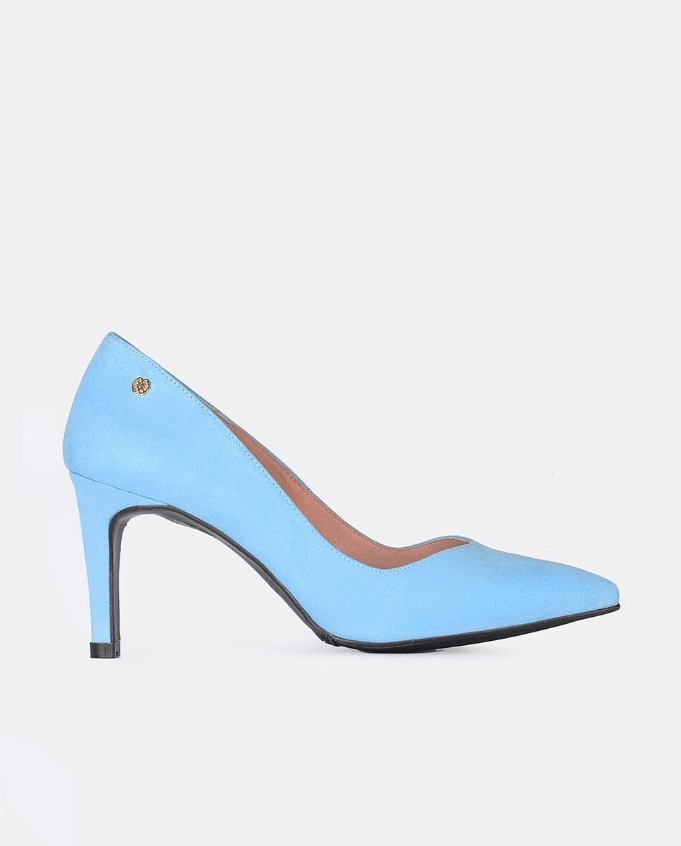 Однотонные голубые женские туфли Cuplé, светло-синий однотонные голубые женские туфли cuplé светло синий