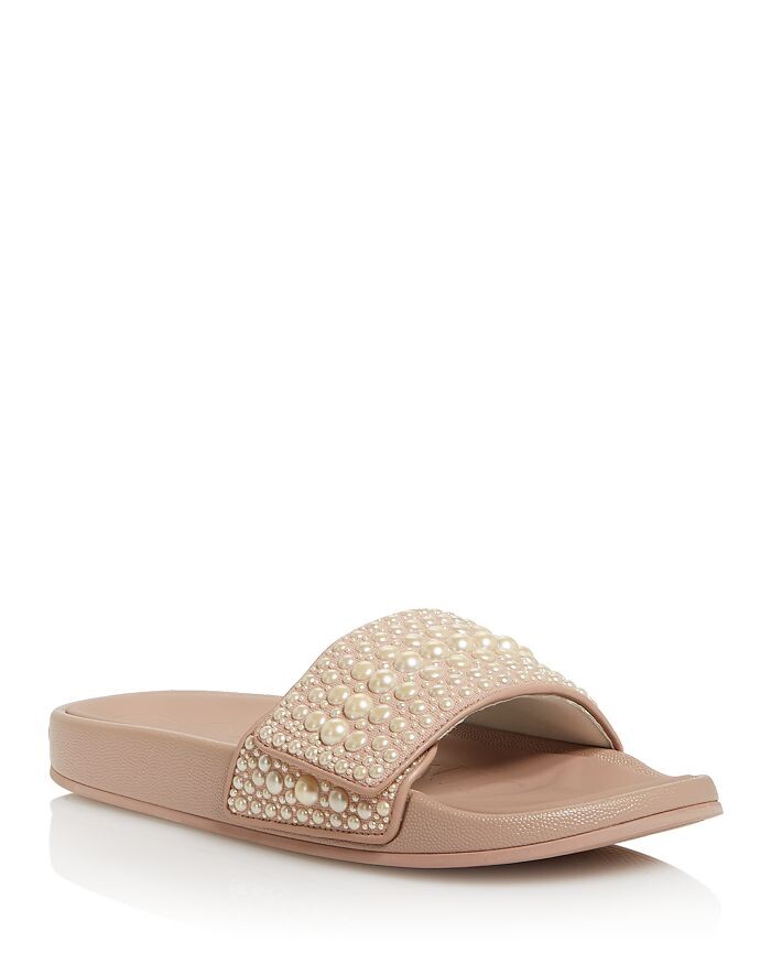 

Женские шлепанцы с украшением Fitz Jimmy Choo