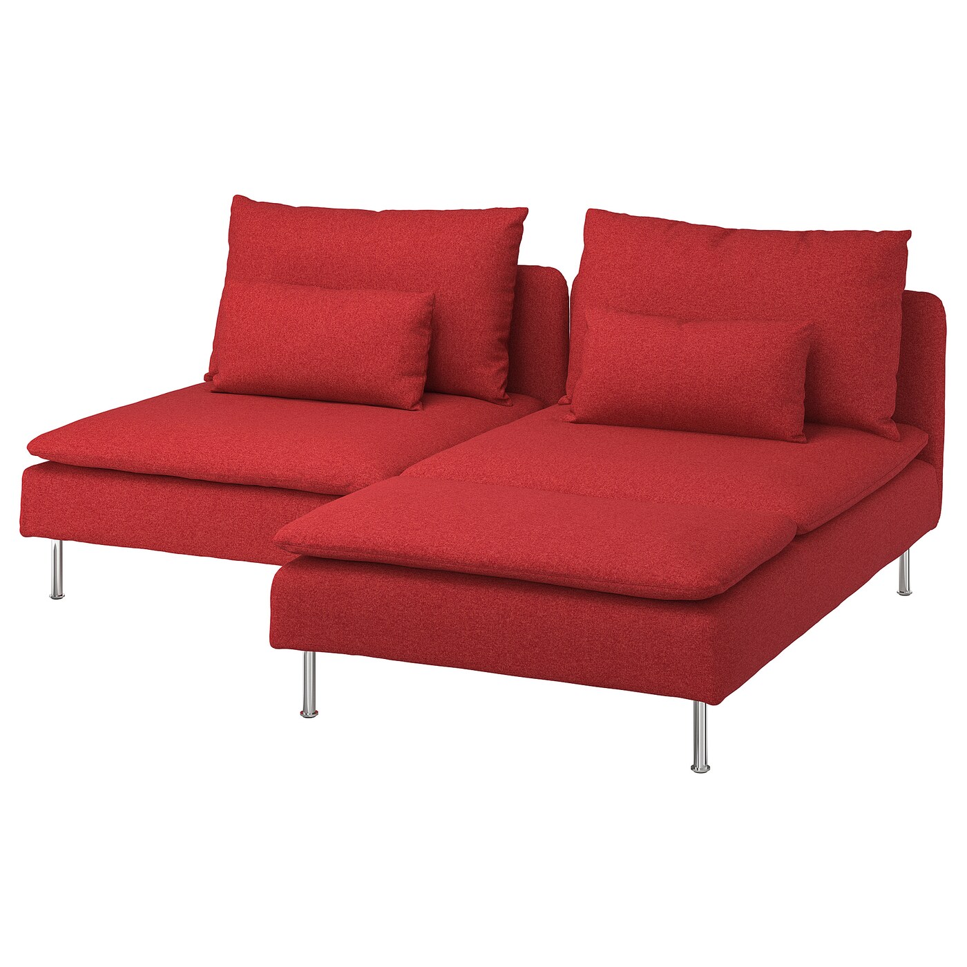 СЁДЕРХАМН 2 раскладывающихся дивана, Тонеруд красный SODERHAMN IKEA