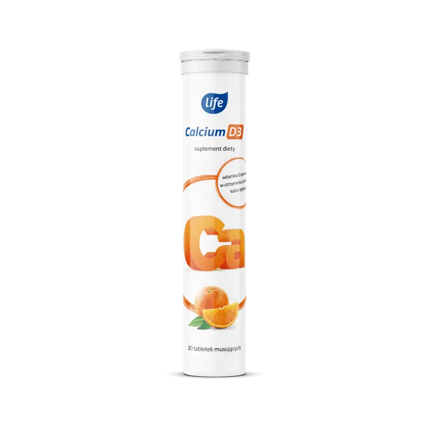 

Life Calcium C + Vit D3 20 Tabletek Musującychвитамины и минералы, 20 шт.