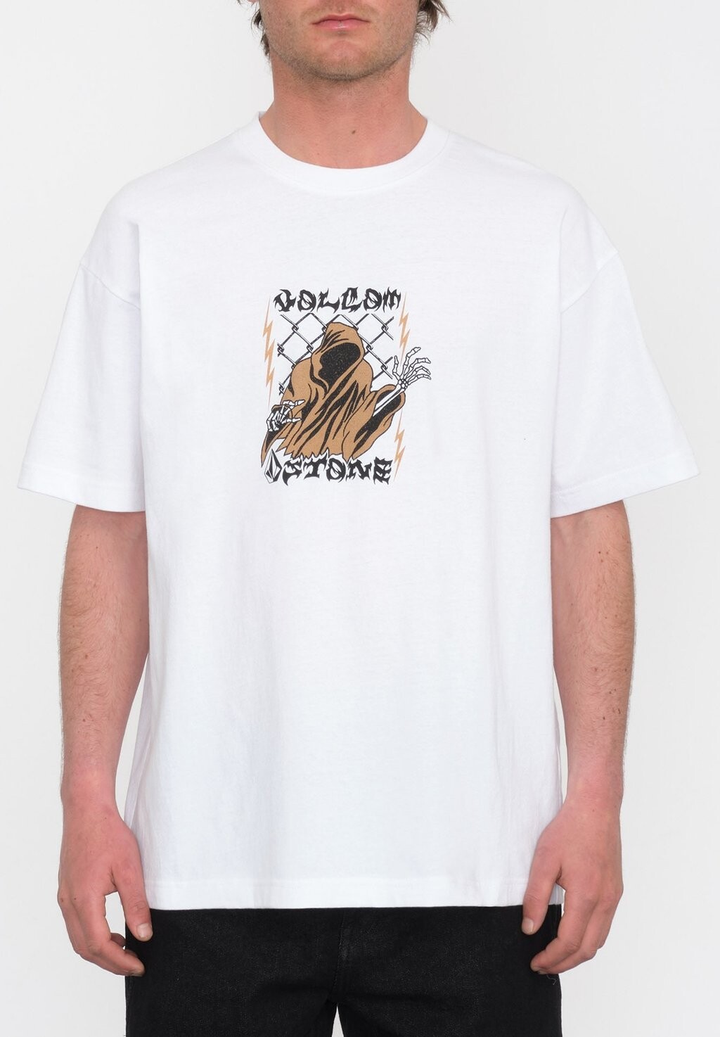 

Футболка с принтом THUNDERTAKER Volcom, цвет white