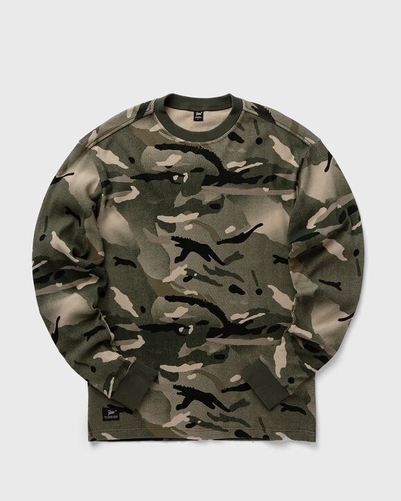 

Футболка Patta Digi Waffle Ls Tee, цвет multispraycamo