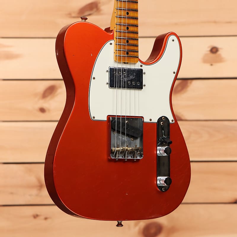 Электрогитара Fender Custom Shop Postmodern Telecaster Journeyman Relic - Faded/Aged Candy Tangerine - XN15685 - PLEK'd фото