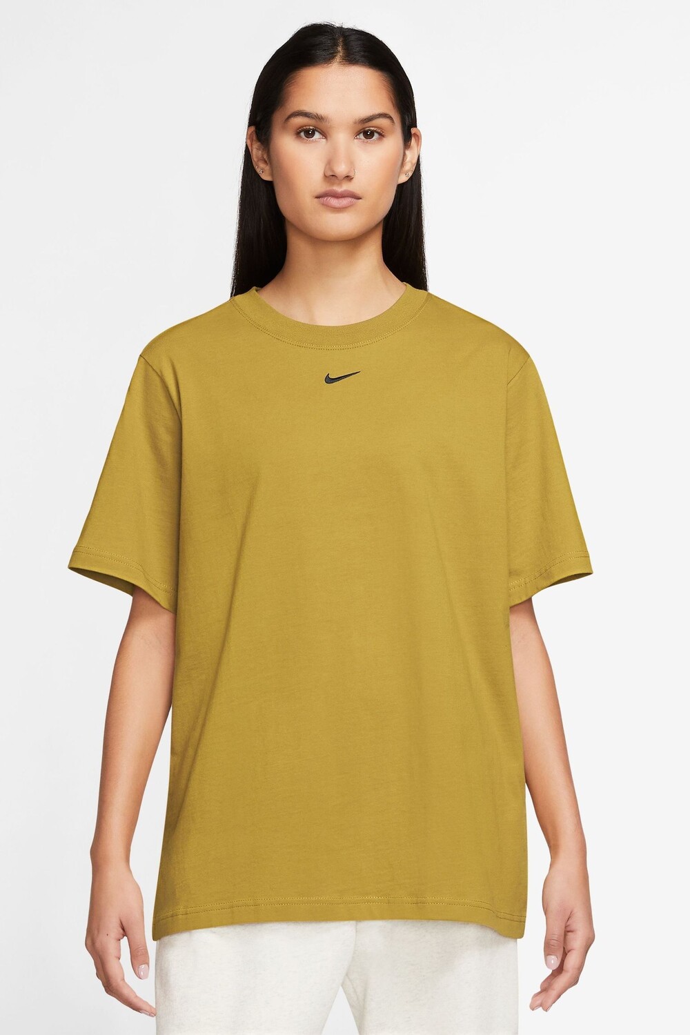 

Футболка оверсайз с небольшим логотипом Swoosh Nike, желтый