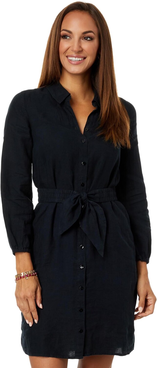 

Платье Bethanne длиной до колена Lilly Pulitzer, цвет Onyx X Onyx