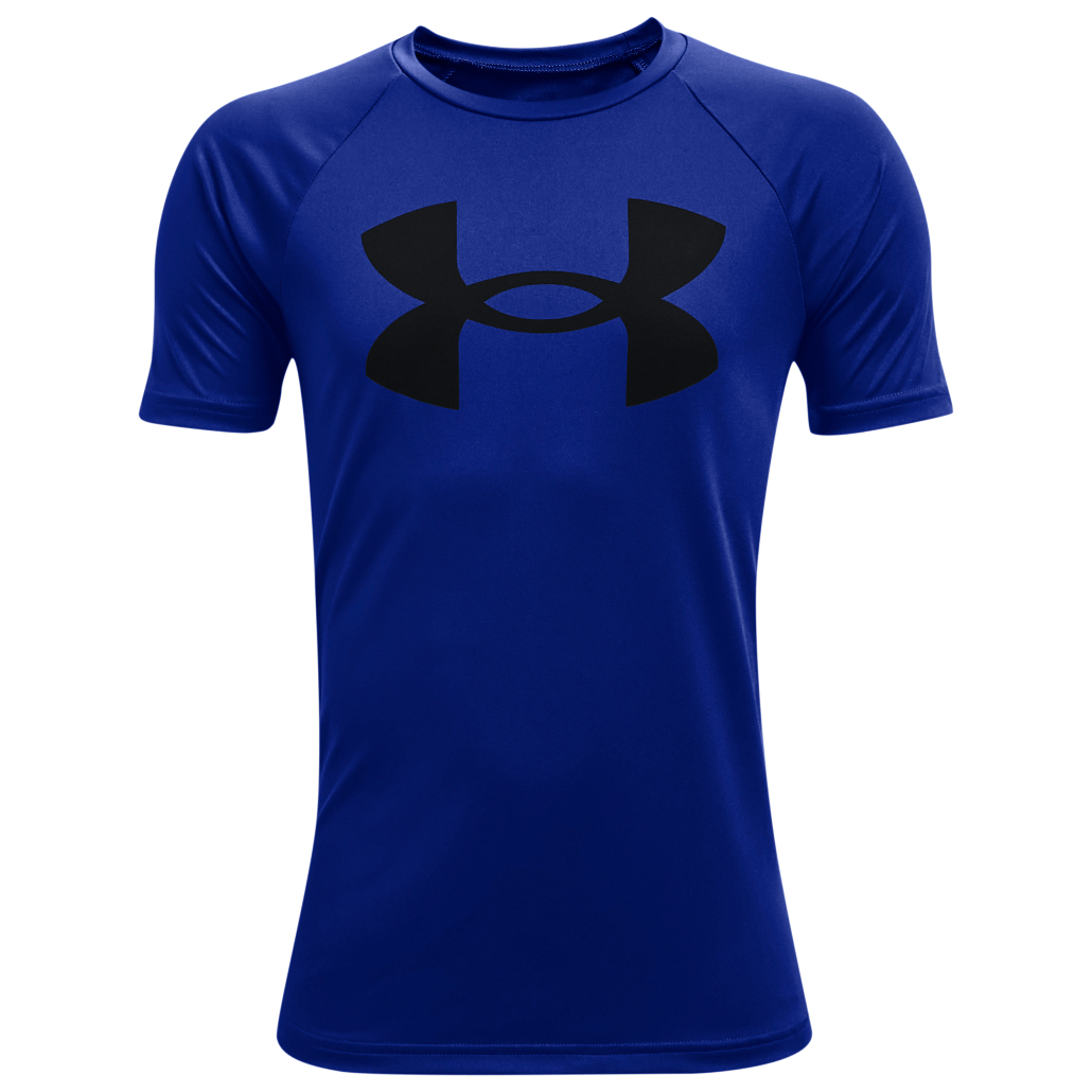 Функциональная рубашка Under Armour Kid's Tech Big Logo S/S, цвет Royal футболка under armour с короткими рукавами under armour черный