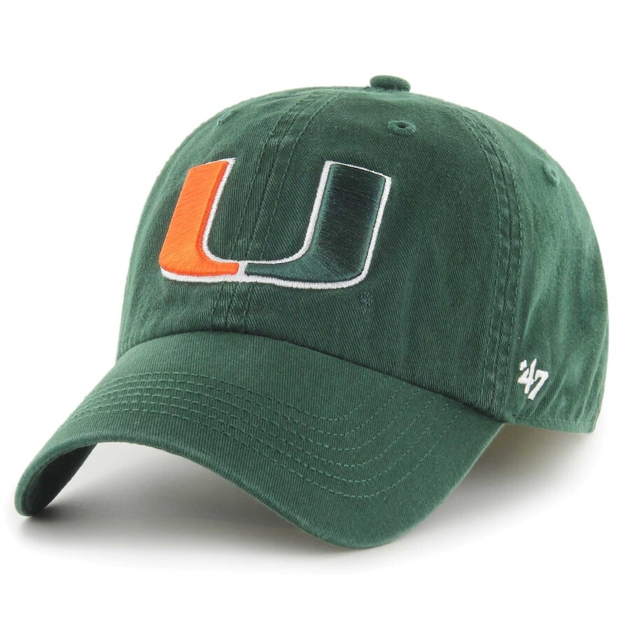 

Бейсболка 47 Miami Hurricanes, зеленый