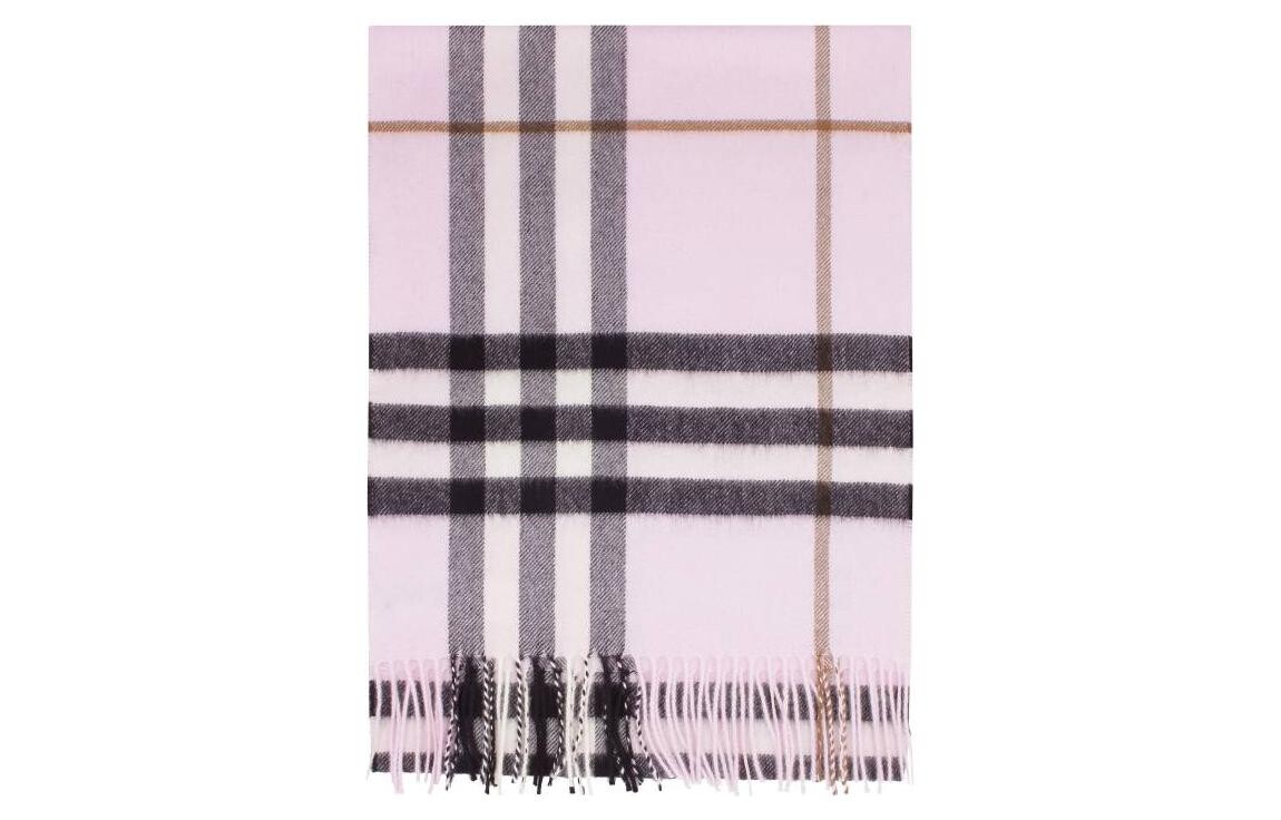 

Шарф вязаный Burberry, розовый