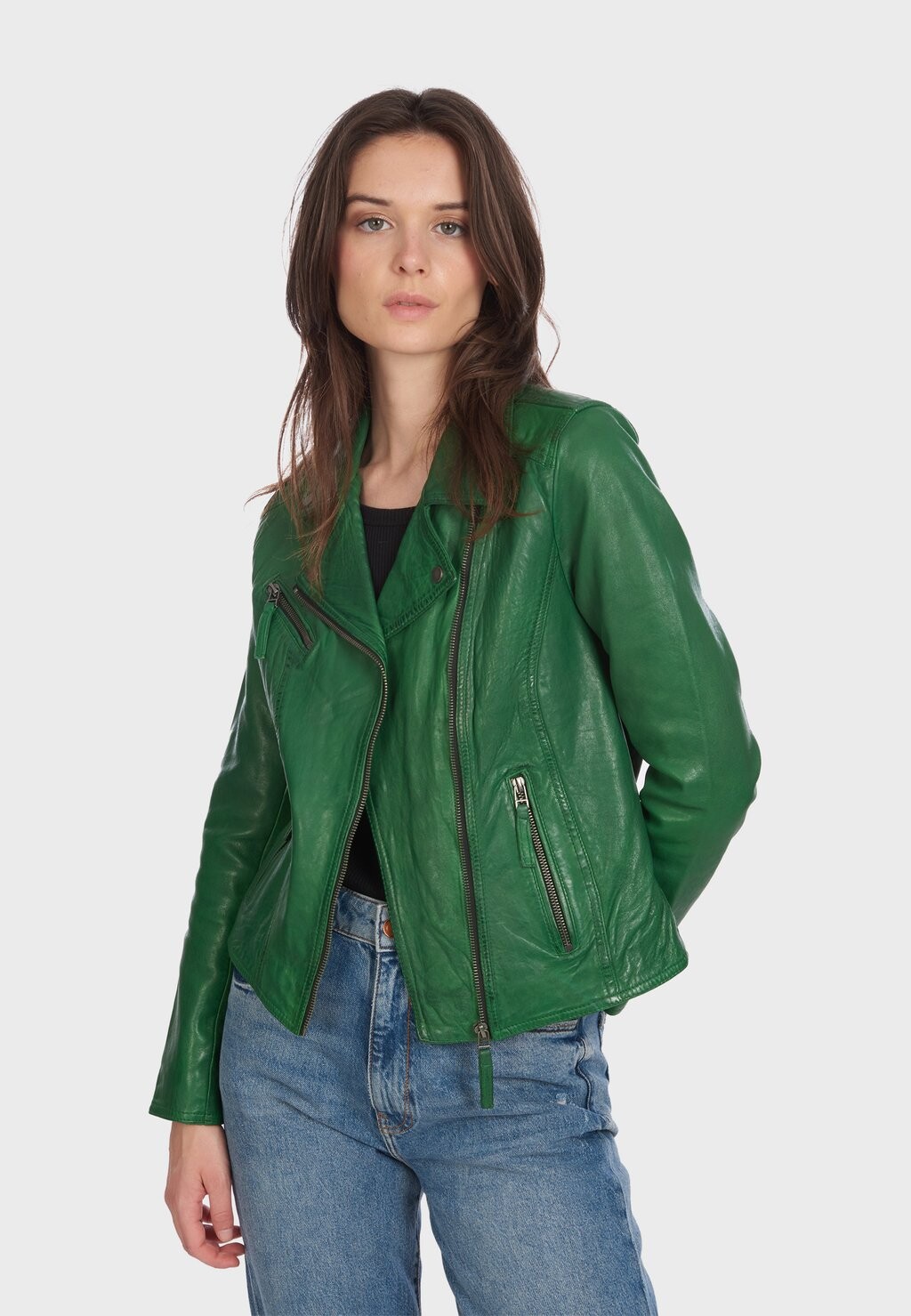 

Куртка кожаная Oakwood
