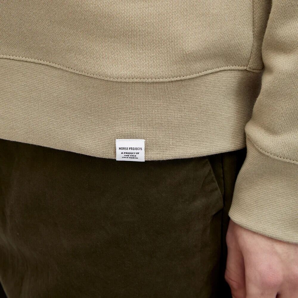 

Norse Projects Классический спортивный свитер Vagn, серый
