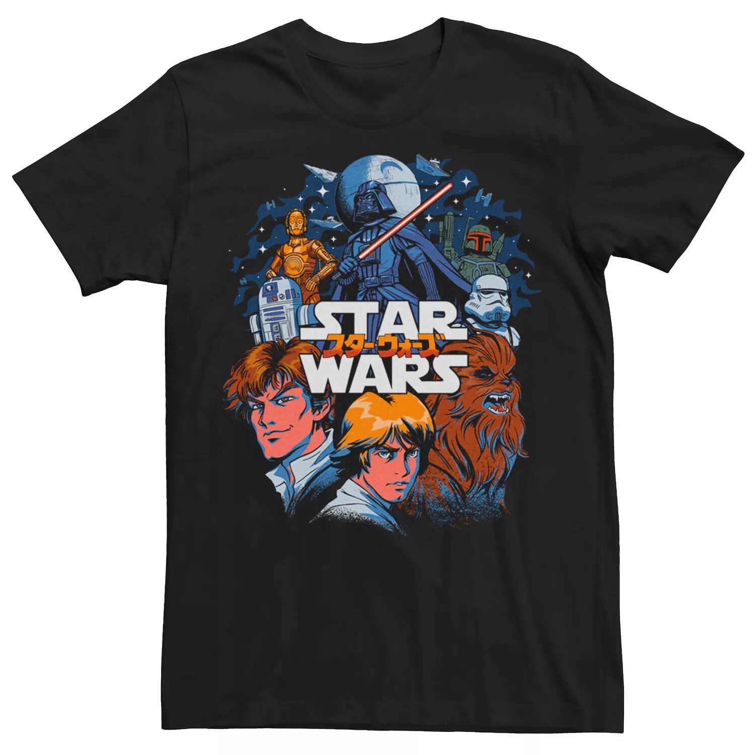

Мужская футболка в стиле манга Art Group Shot Star Wars