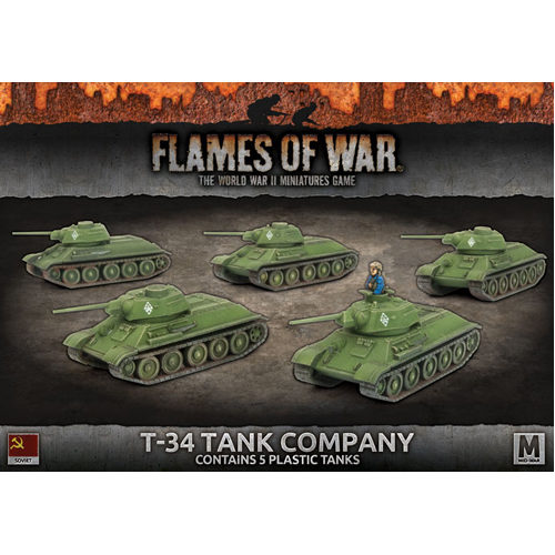 Фигурки Flames Of War: T-34 Tank Company