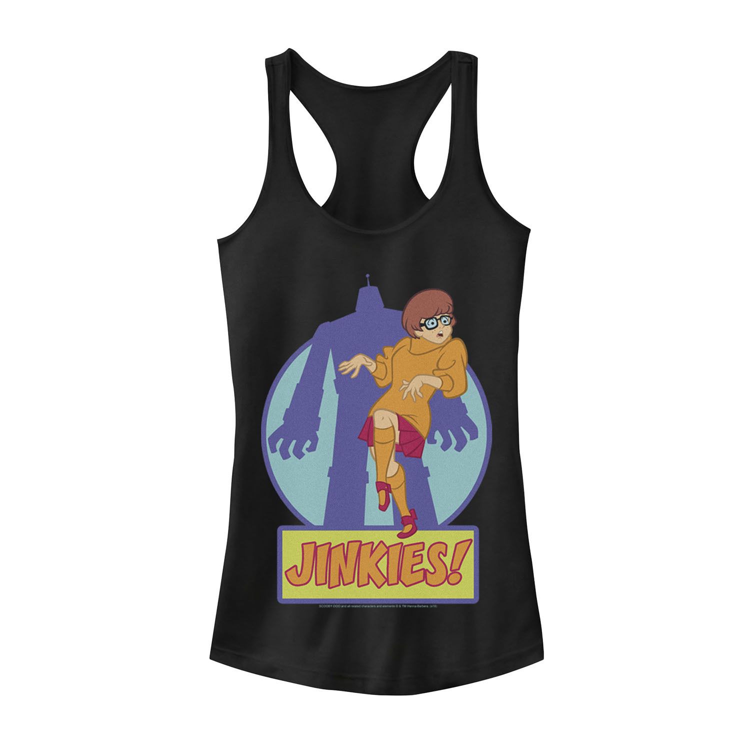 Юниорский танк Scooby-Doo Velma Jinkies Monster Shadow Licensed Character мужская футболка с коротким рукавом scooby doo velma jinkies fifth sun