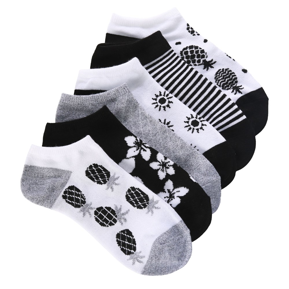 Набор из 6 женских носков-невидимок Sof Sole, цвет pineapple prints цена и фото