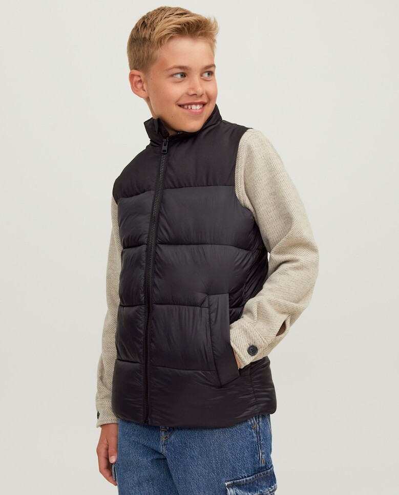 

Теплый жилет для мальчика Jack & Jones, черный