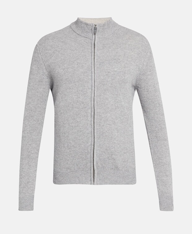 

Шерстяной кардиган Hackett London, серый