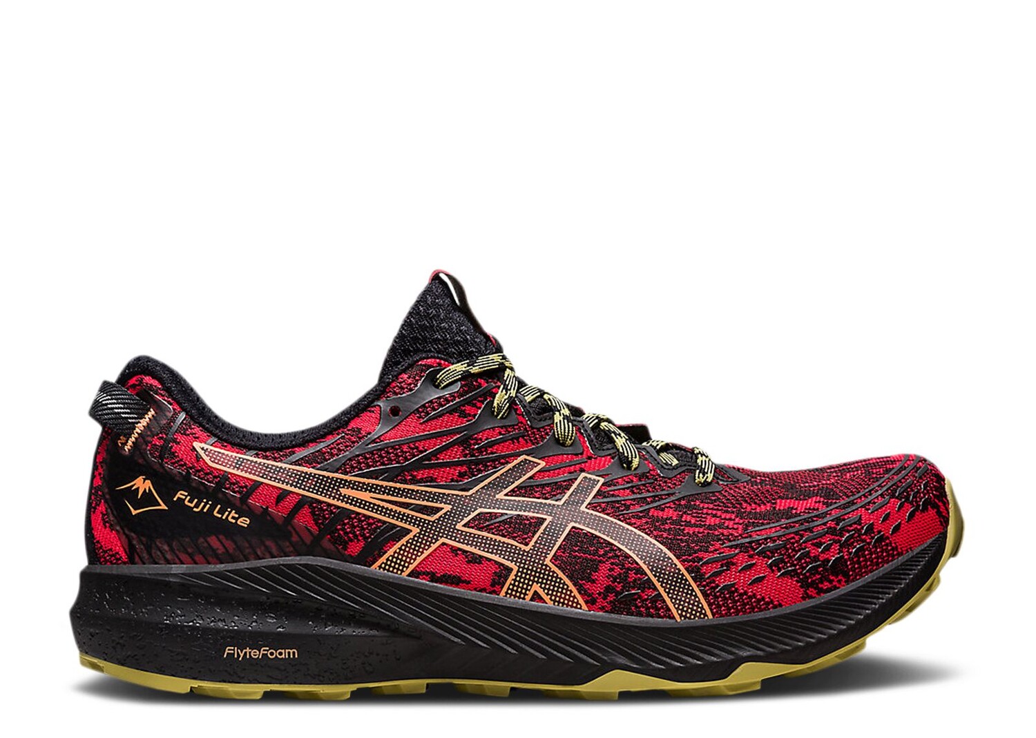 

Кроссовки ASICS Fuji Lite 3 'Electric Red Black', красный
