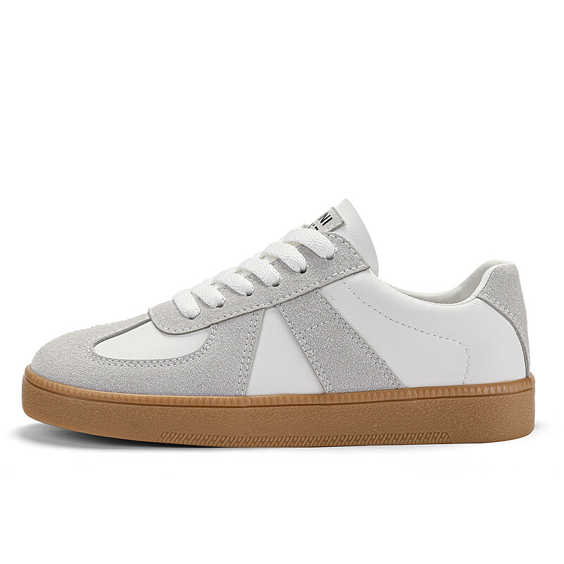 

Кроссовки MINISO Skateboarding Shoes Unisex Low-top White/Gray, белый/серый