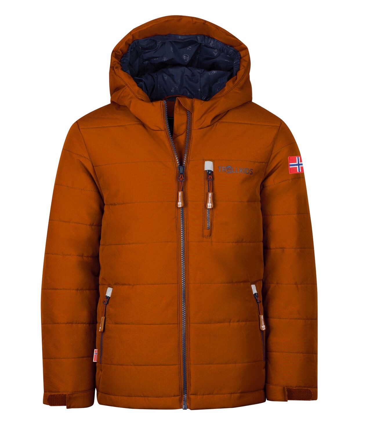 

Лыжная куртка Trollkids Ski und Winterjacke Hemsedal XT, цвет Zimt/Dunkelblau