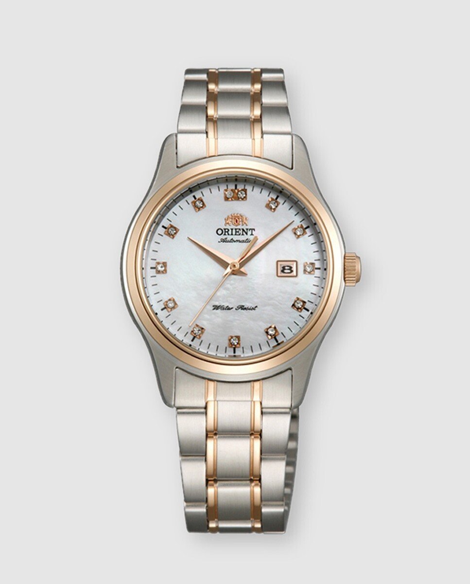 

Женские часы Orient из двухцветной стали Orient, мультиколор