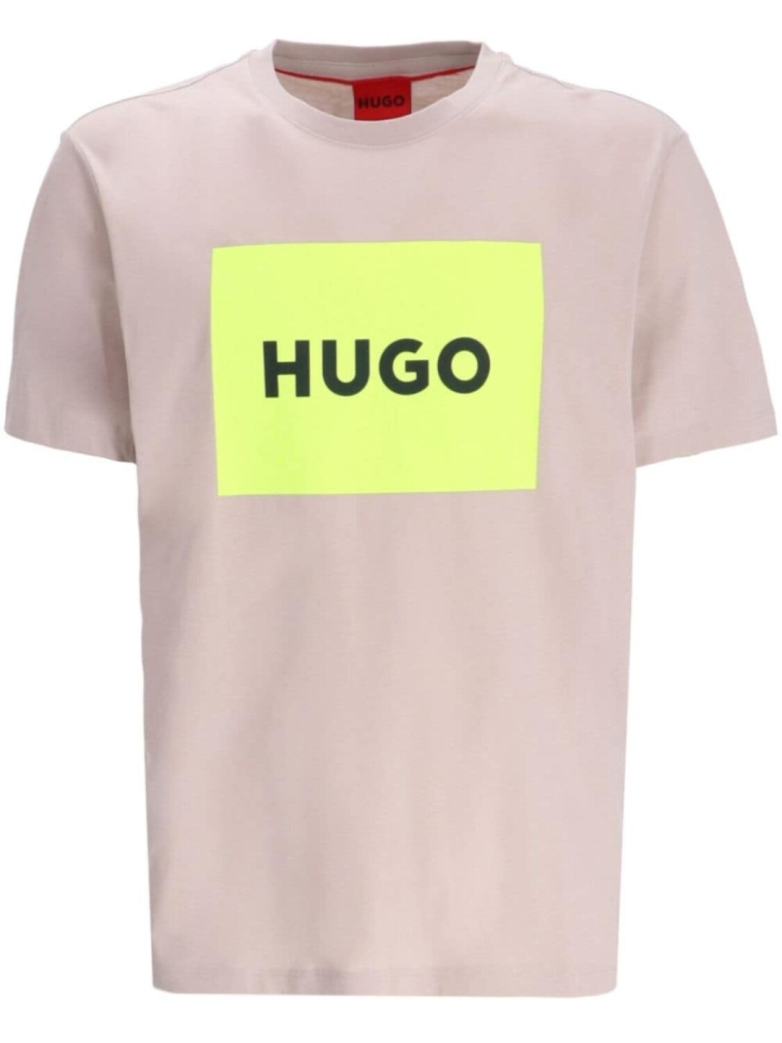

HUGO футболка с логотипом, нейтральный цвет