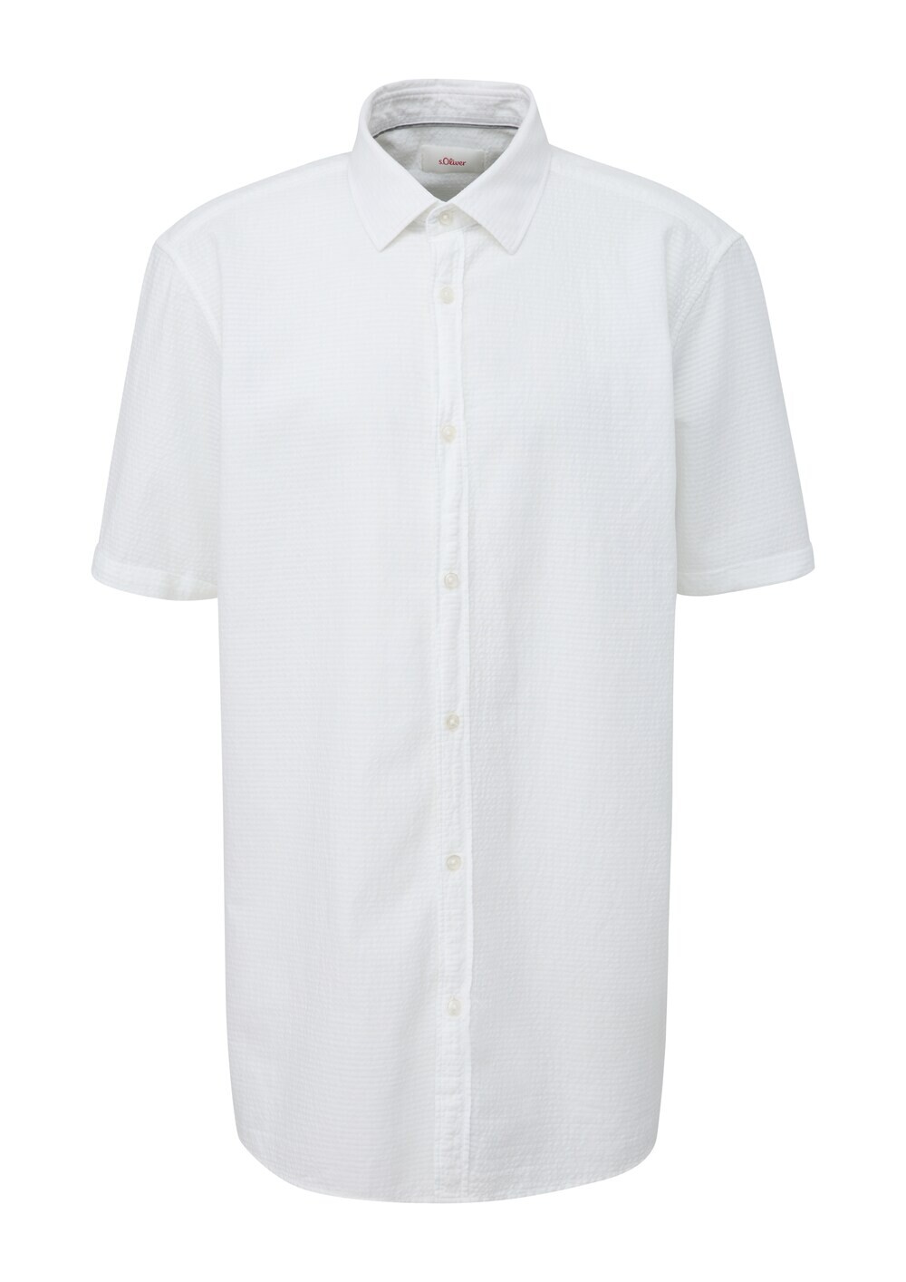 

Рубашка на пуговицах стандартного кроя s.Oliver Men Big Sizes, белый