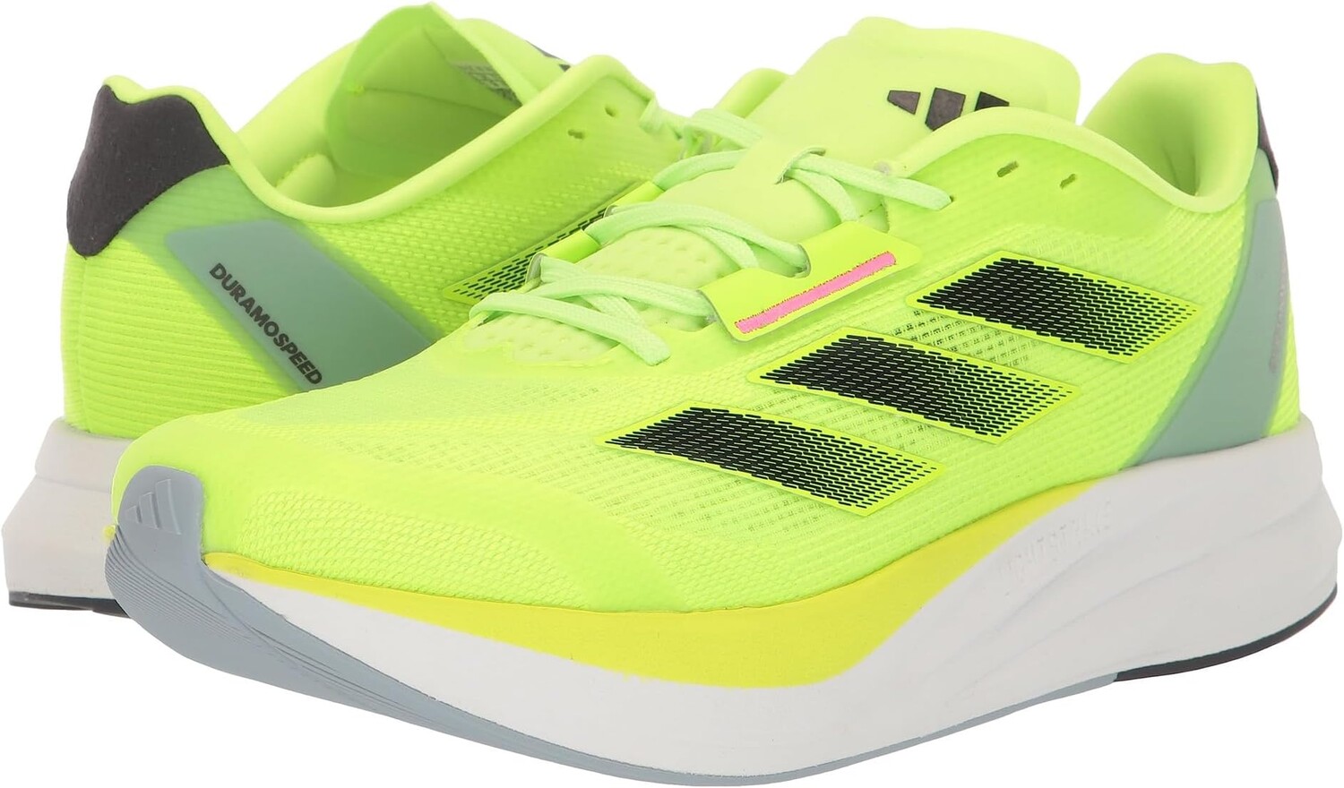 Кроссовки Duramo Speed adidas, цвет Lucid Lemon/Core Black/Wonder Blue