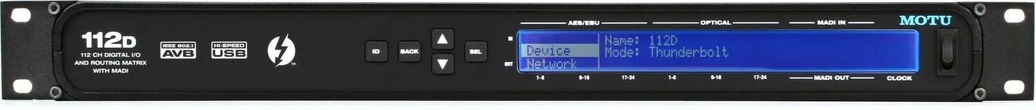 

MOTU 112D 112x112 Аудиоинтерфейс Thunderbolt/USB 2.0 с AVB