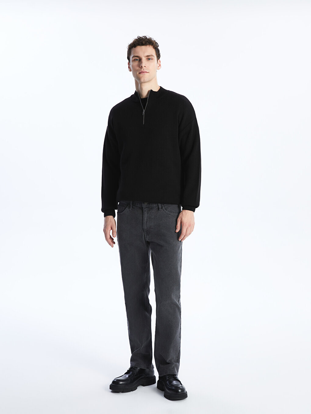 

790 Мужские джинсовые брюки удобного кроя LCW Jeans, серое родео, Серый