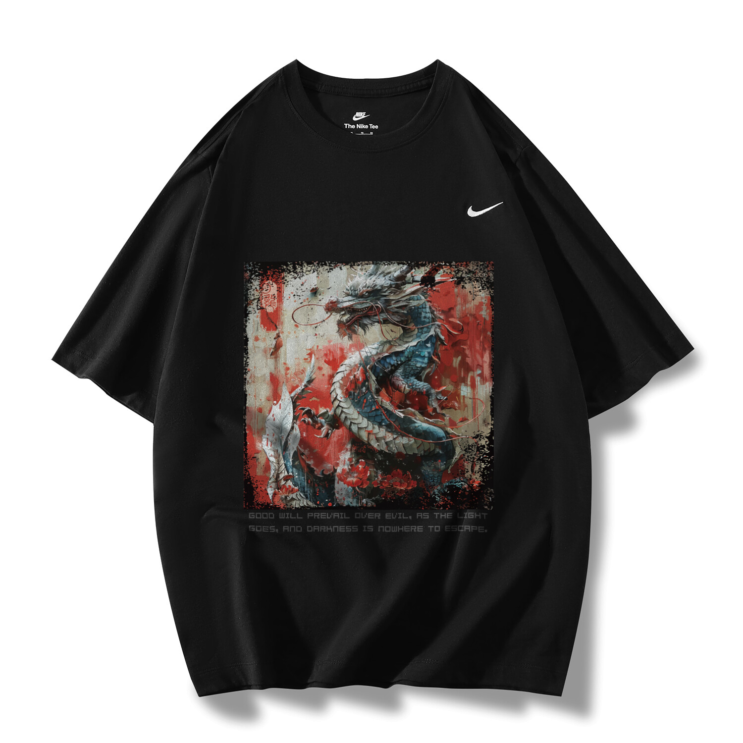 

Футболка унисекс черная Nike, черный