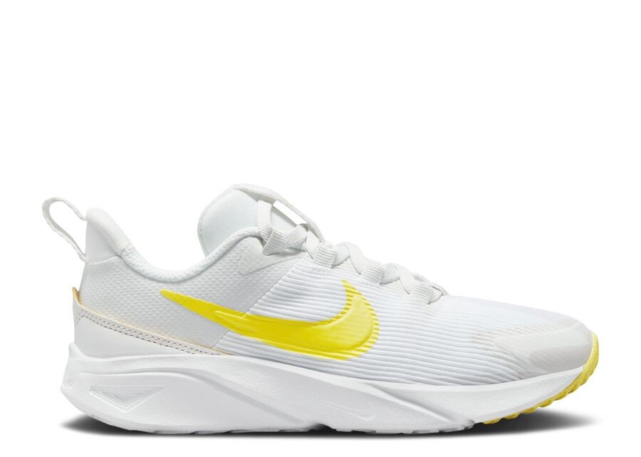 

Кроссовки Nike Star Runner 4 PS, цвет Summit White Opti Yellow