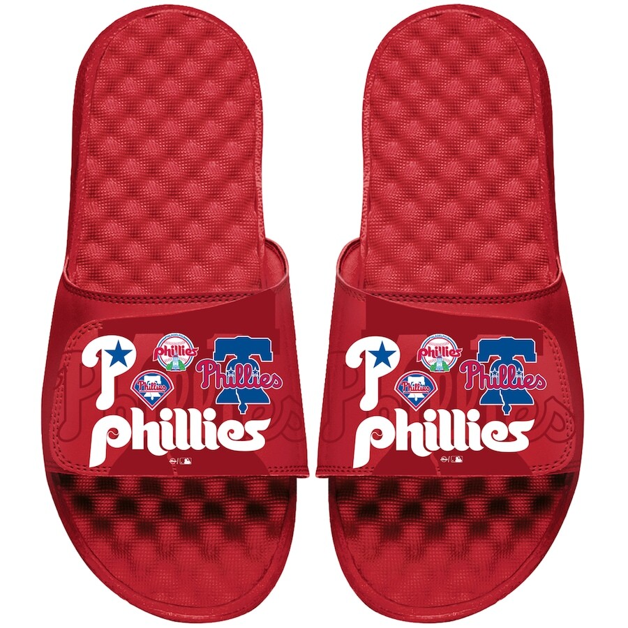 

Шлепанцы ISlide Philadelphia Phillies, красный