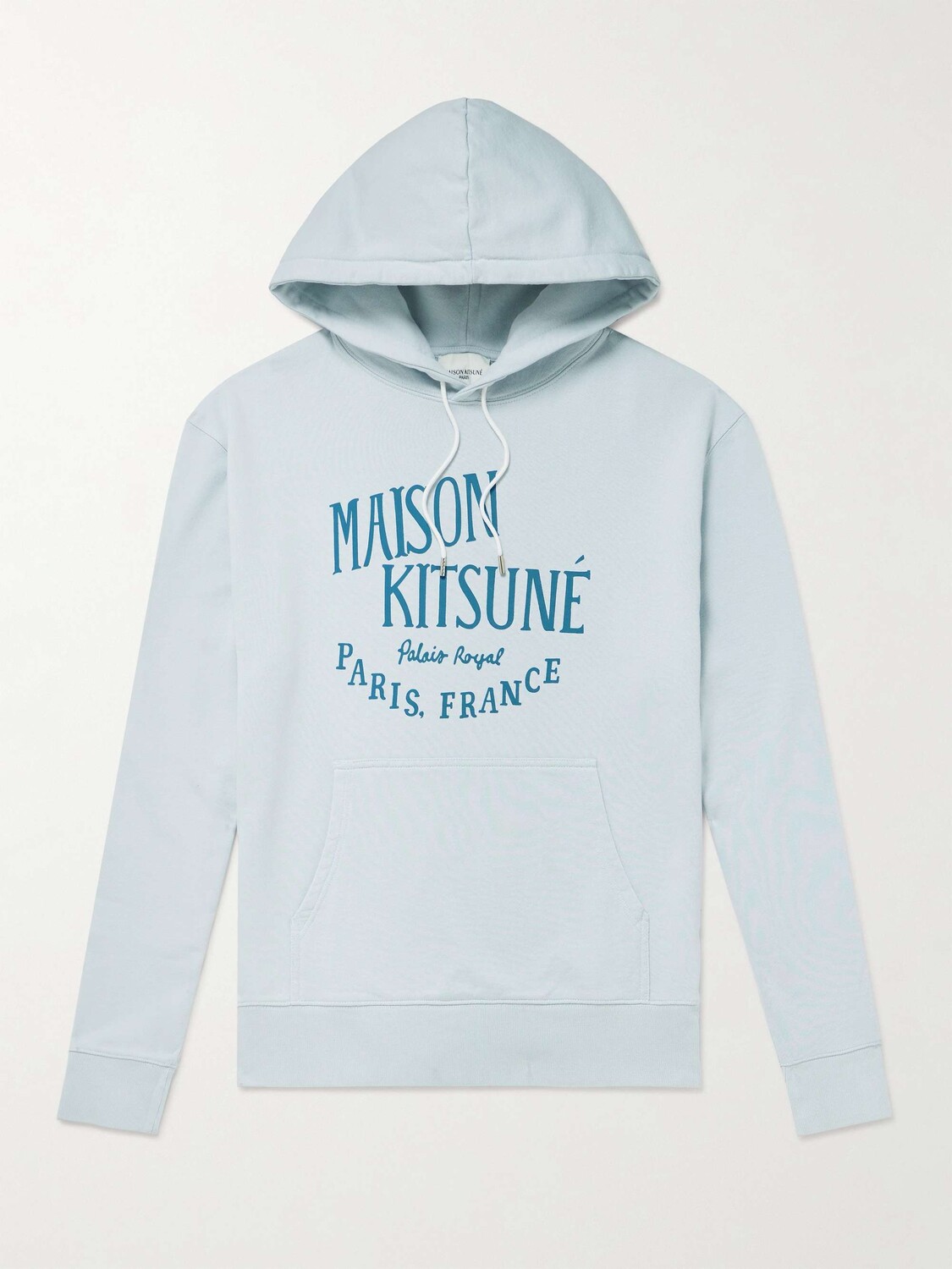 

Худи из хлопкового джерси с логотипом Palais Royal MAISON KITSUNÉ, синий