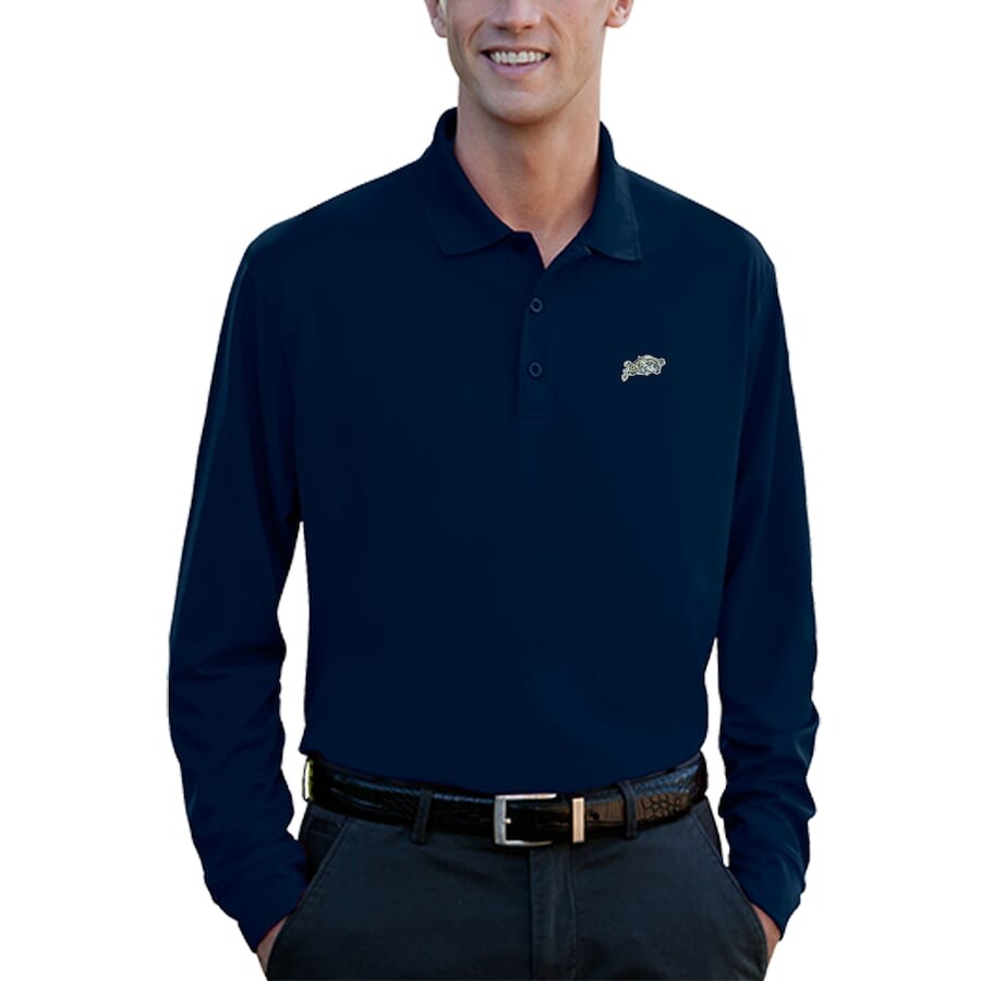 

Поло с длинным рукавом Vantage Apparel Navy Midshipmen, нави